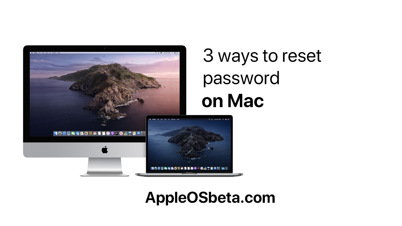 how to reset password on mac