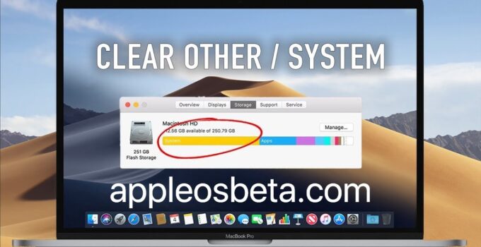 how to clean up mac other storage